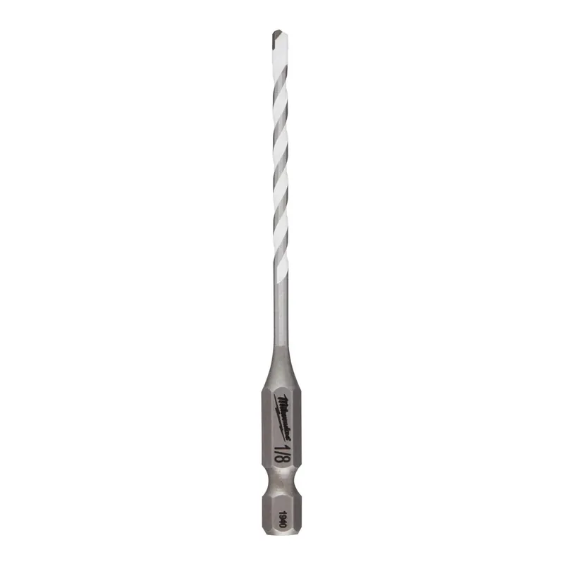 Shockwave 1/8 In. Carbide Multi-material Hex Shank Drill Bit 3.5 In.