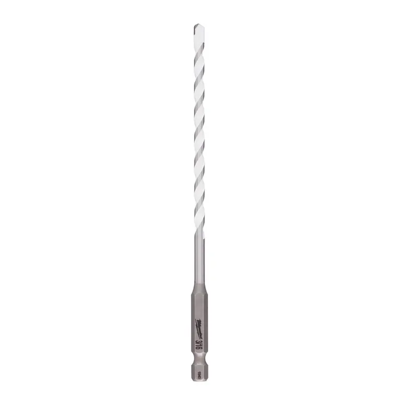 Shockwave 3/16 In. Carbide Multi-material Hex Shank Drill Bit 6 In.