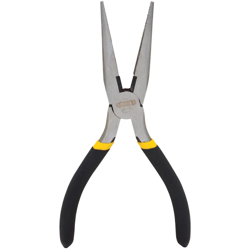 Stanley 6 In. Steel Fixed Joint Long Nose Pliers