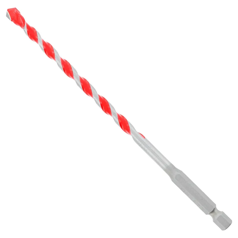 Diablo Speedemon 1/4 In. X 6 In. L Carbide Tipped Red Granite Hammer Drill Bit Hex Shank 5 Pk