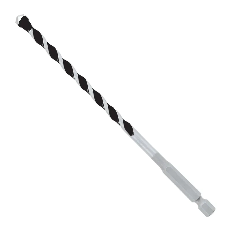 Diablo 1/4 In. X 6 In. L Multi-Material Carbide Tipped Hammer Drill Bit Hex Shank 1 Pk