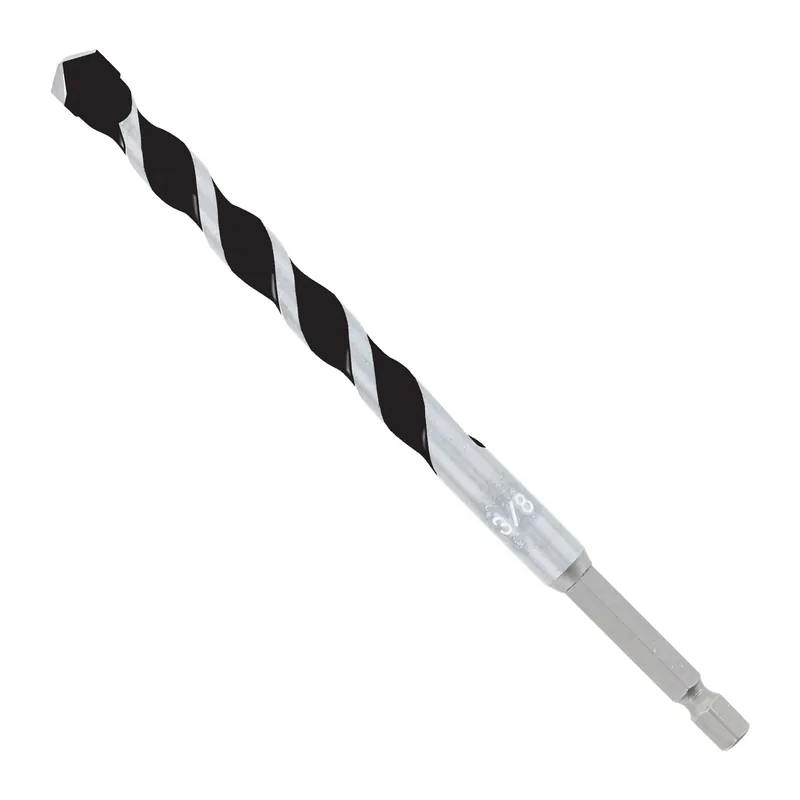 Diablo 3/8 In. X 6 In. L Multi-Material Carbide Tipped Hammer Drill Bit Hex Shank 1 Pk