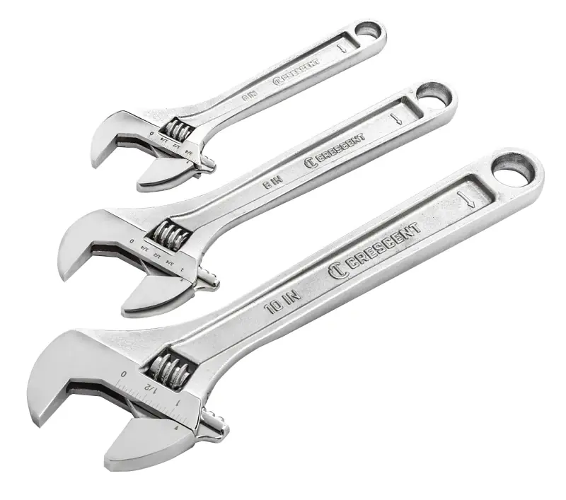 Crescent Adjustable Wrench Set 3 Pc