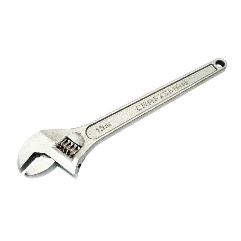 15 Inch Adjustable Wrench For Metric And Sae Applications