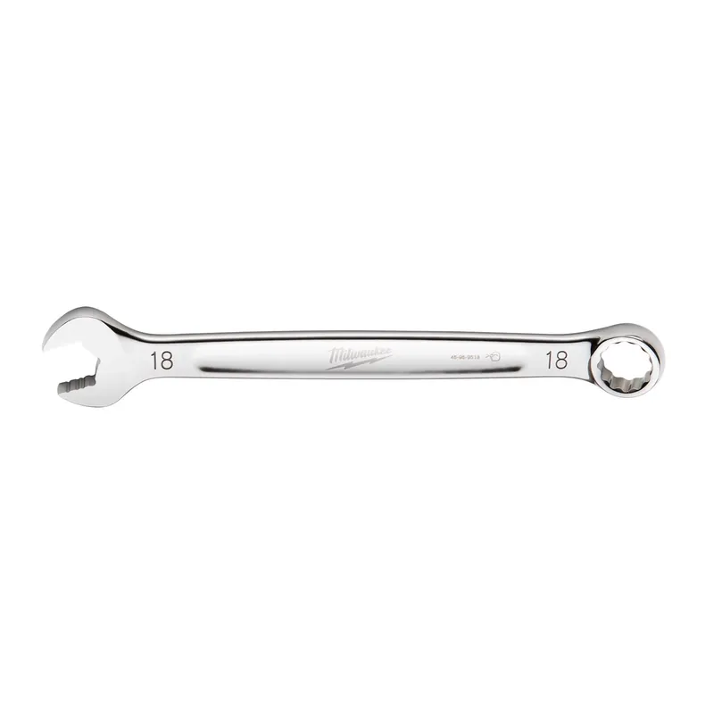 18 Mm Metric 12-point Combination Wrench With Maxbite Grip