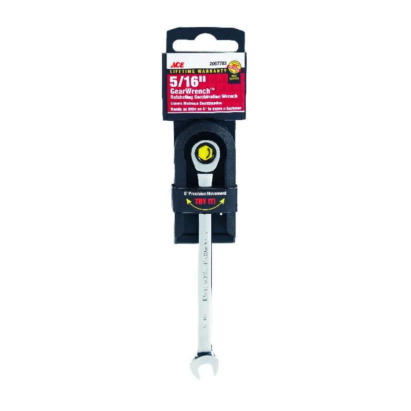 Pro Series Gearwrench 5/16 In. Sae Combination Wrench 5.55 In. Long 1 Piece