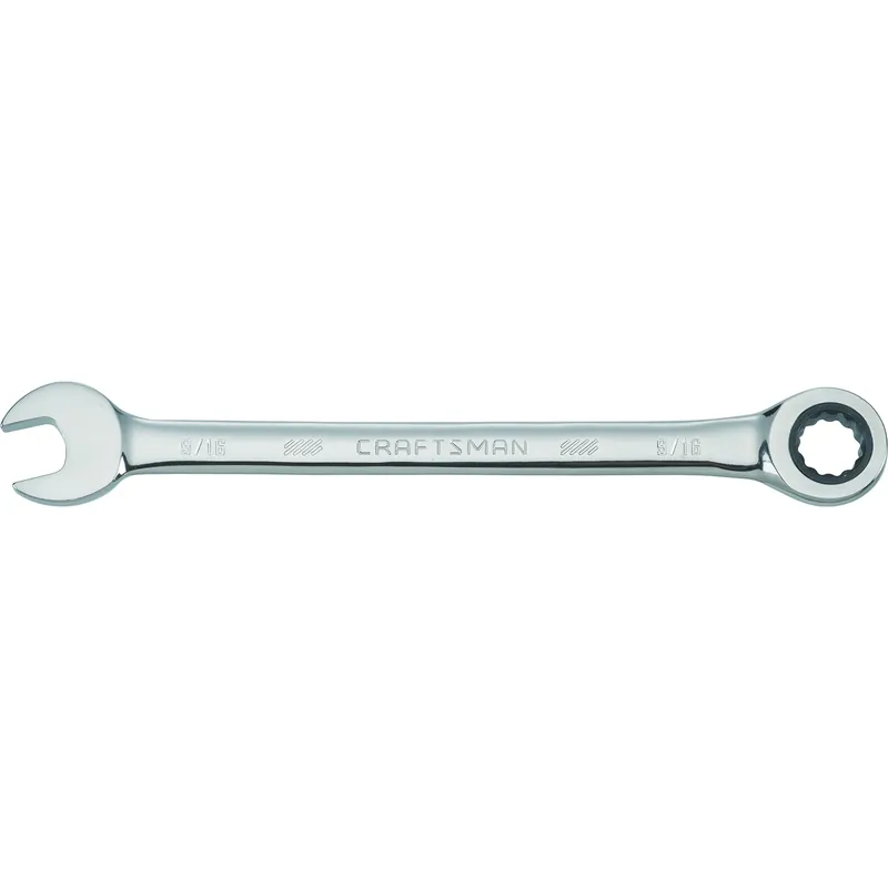 9/16 In. 12 Point Sae Ratcheting Wrench - Durable Hand Tool