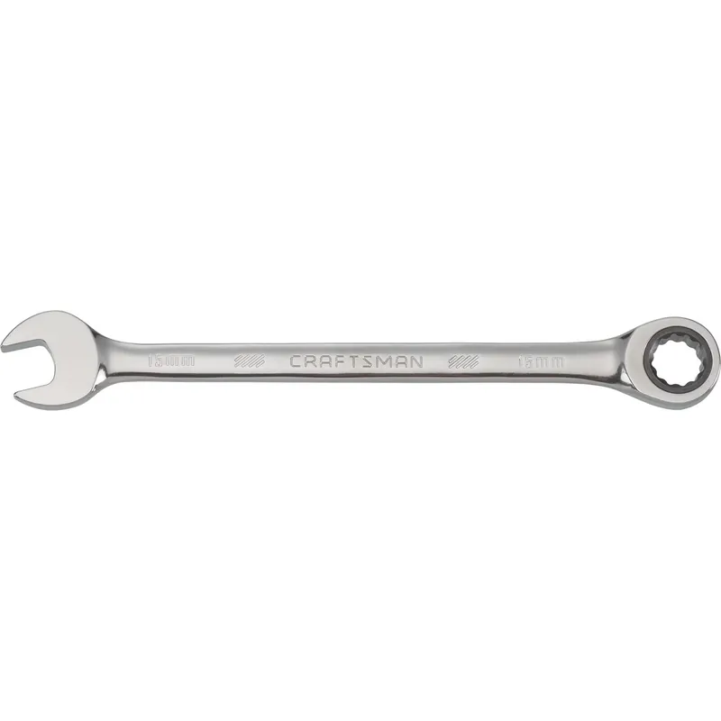 Craftsman 15mm 12 Point Metric Ratcheting Combination Wrench 72-tooth