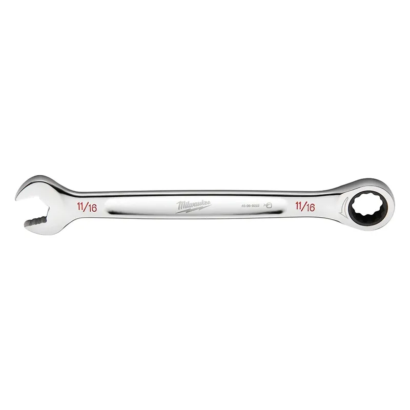 11/16 In. 12-point Ratcheting Combination Wrench With Maxbite Grip