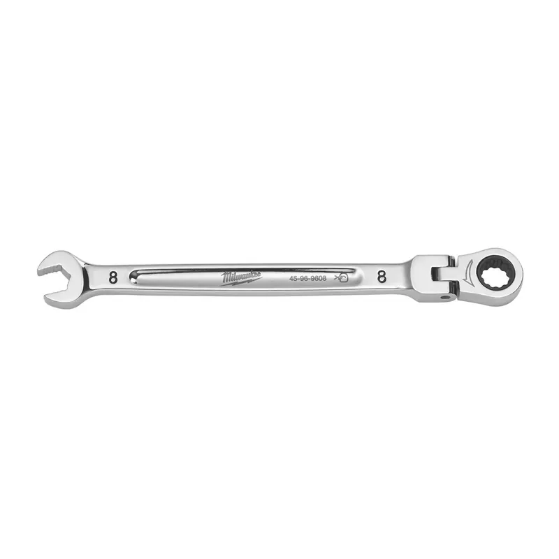 8 Mm X 8 Mm 12 Point Metric Flex Head Combination Wrench 5.75 In. L