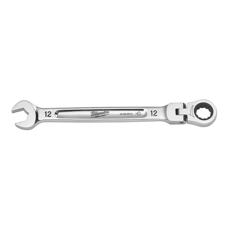 12 Mm X 12 Mm 12 Point Metric Flex Head Combination Wrench 7.03 In. L