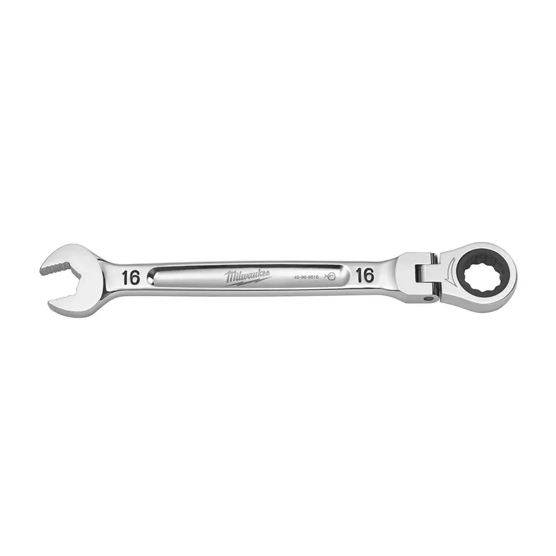 16 Mm X 16 Mm 12 Point Metric Flex Head Combination Wrench 8.58 In. L