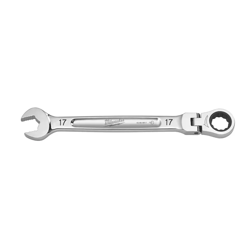 17 Mm X 17 Mm 12 Point Metric Flex Head Combination Wrench 9.19 In. L