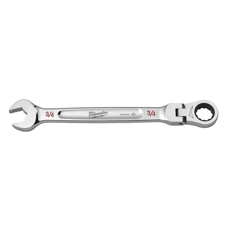 3/4 In. X 3/4 In. 12 Point Sae Flex Head Combination Wrench 10.14 In. L