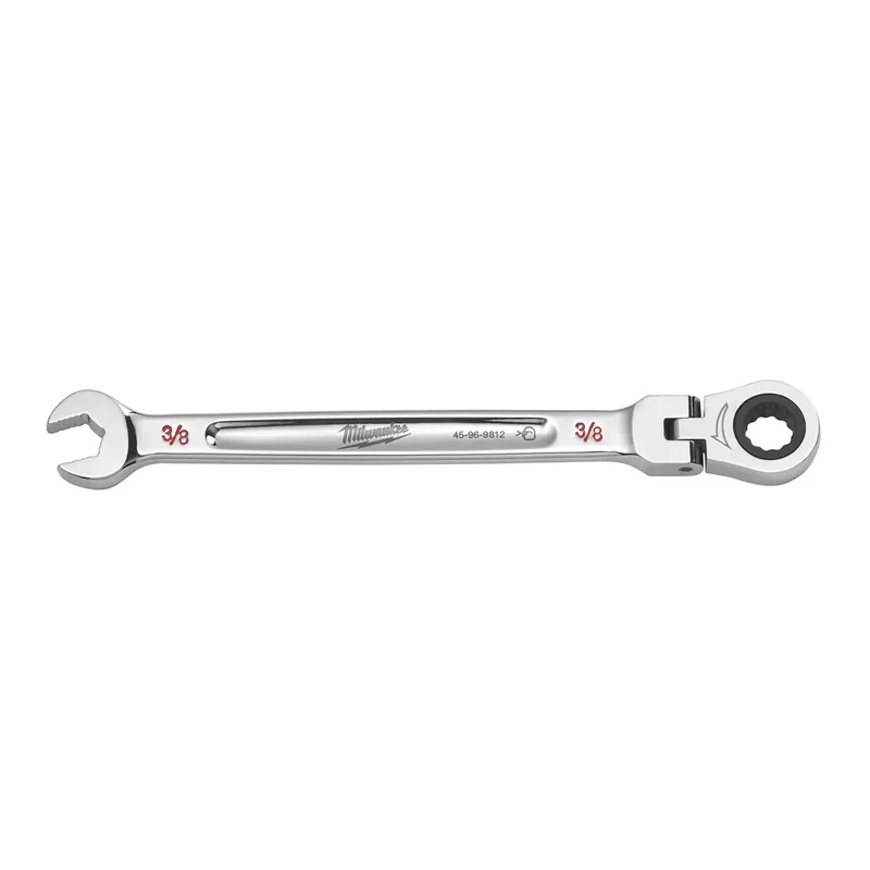 3/8 In. X 3/8 In. 12 Point Sae Flex Head Combination Wrench 6.5 In. L