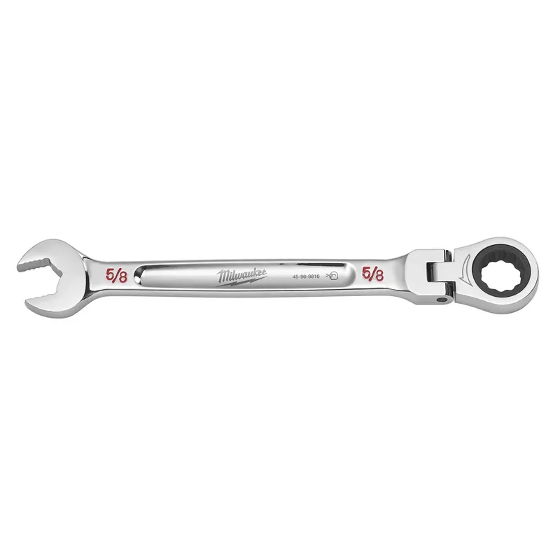 5/8 In. X 5/8 In. 12 Point Sae Flex Head Combination Wrench 8.58 In. L
