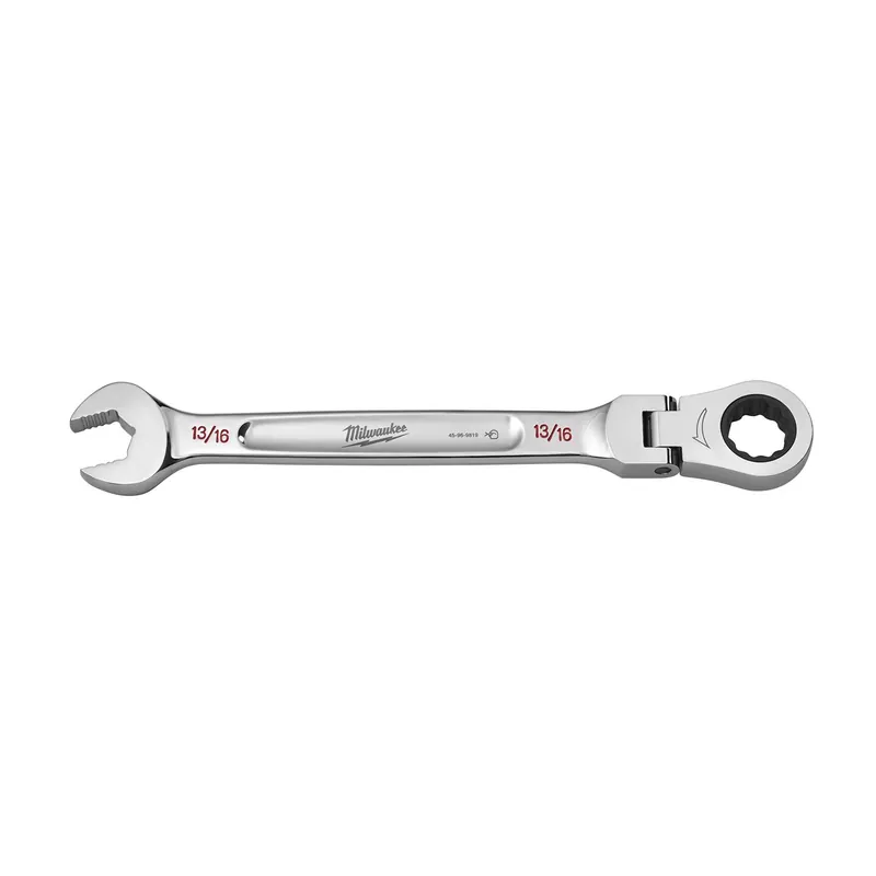 13/16 In. X 13/16 In. 12 Point Sae Flex Head Combination Wrench 11.1 In. L