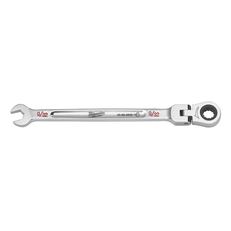 9/32 In. X 9/32 In. 12 Point Sae Flex Head Combination Wrench 5.57 In. L