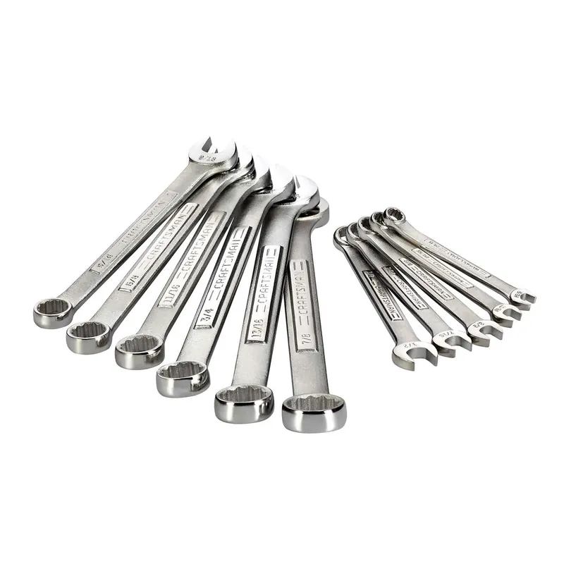 12 Point Sae Wrench Set Steel 11 Piece Set Model 910946
