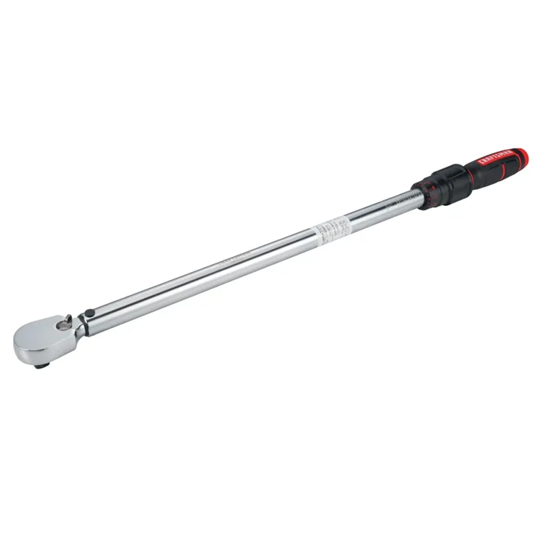 1/2 In. Drive Click Torque Wrench 50-250 Ft. Lbs. 18 In. Steel