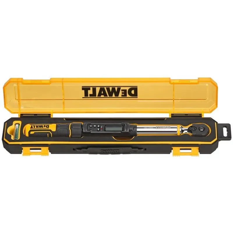 DeWalt 3/8 In. Drive Digital Torque Wrench – Black/Yellow, Ratcheting, 1‑Piece
