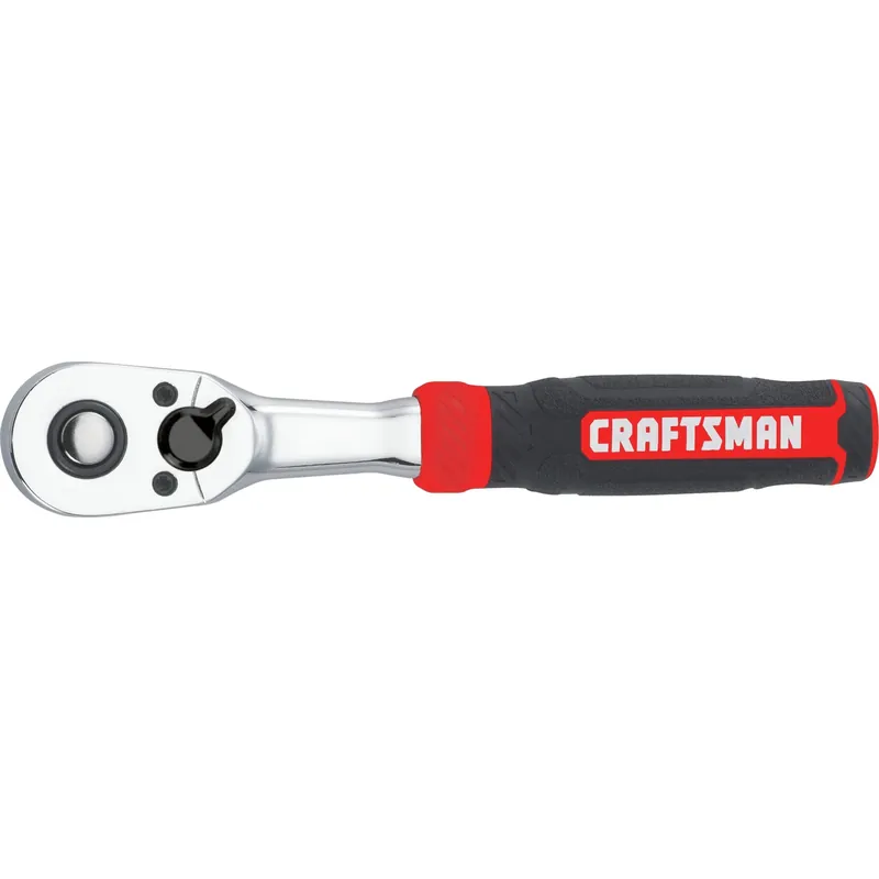 1/4 In. Drive Bi-material Quick-release Ratchet With 72 Teeth For Precision Work