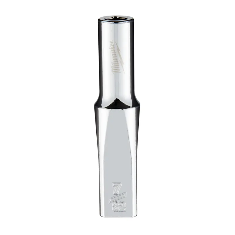 1/4 In. Drive 7/32 In. 6-point Deep Socket With Four Flat Sides