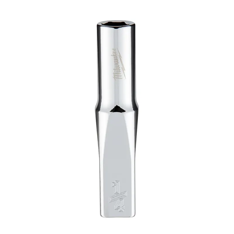 1/4 In. Drive 1/4 In. 6-point Deep Socket With Four Flat Sides