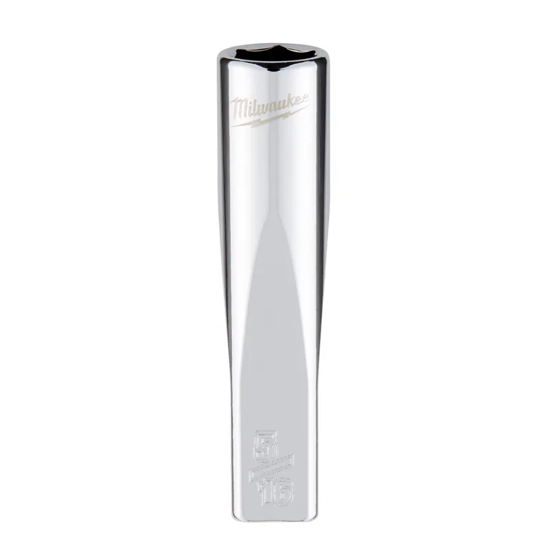 1/4 In. Drive 5/16 In. 6-point Deep Socket With Four Flat Sides
