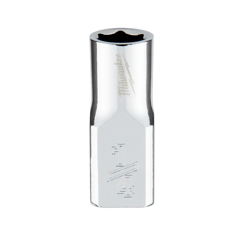1/4 In. Drive 6-point Shallow Standard Socket With Four Flat Sides