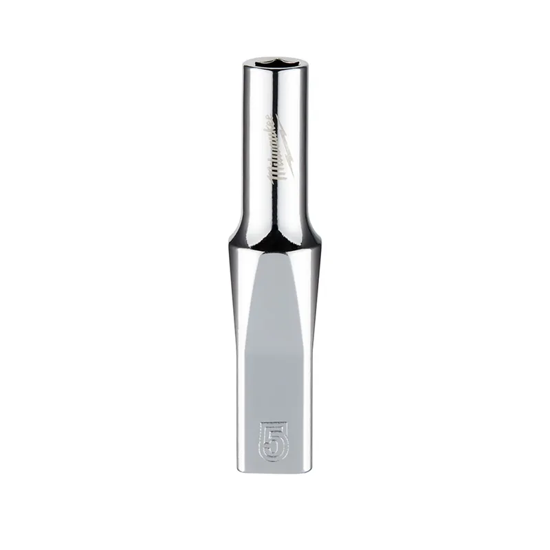 1/4 In. Drive 5 Mm 6-point Deep Metric Socket With Four Flat Sides