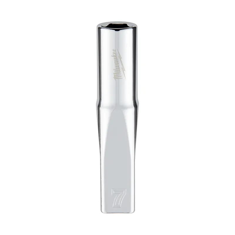 1/4 In. Drive 7 Mm 6-point Deep Metric Socket With Four Flat Sides