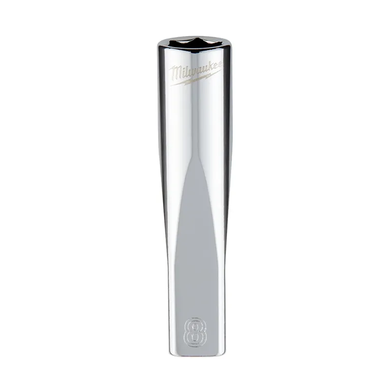 1/4 In. Drive 8 Mm 6-point Deep Metric Socket With Four Flat Sides