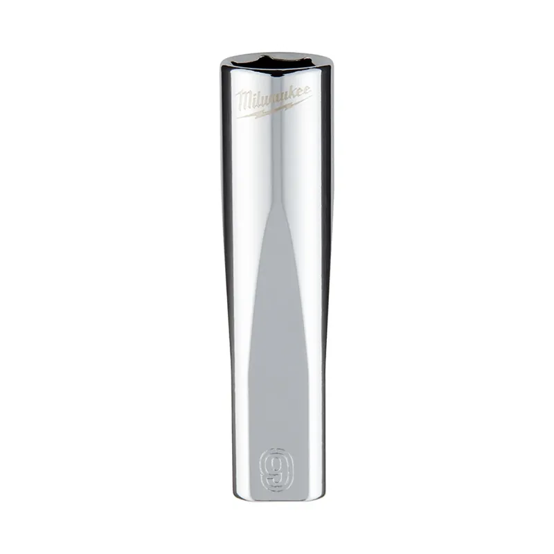 1/4 In. Drive 9 Mm 6-point Deep Metric Socket With Four Flat Sides