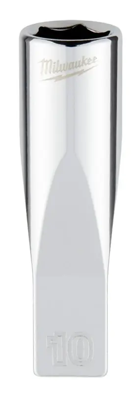 1/4 In. Drive 10 Mm 6-point Deep Metric Socket With Four Flat Sides