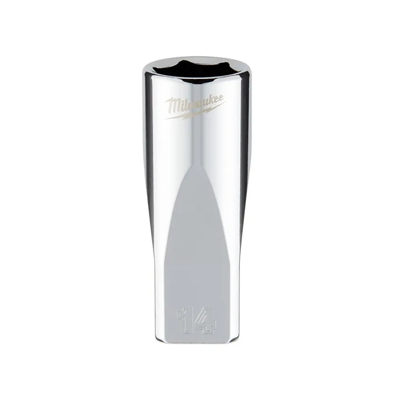 1/4 In. Drive 14 Mm 6-point Deep Metric Socket With Four Flat Sides