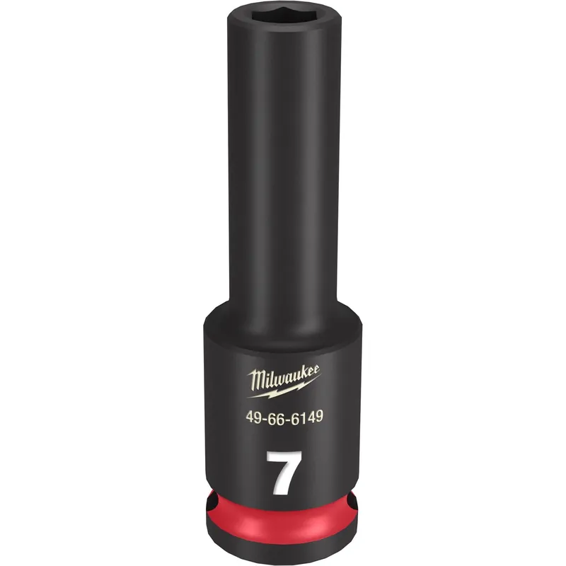 Shockwave 7 Mm X 3/8 In. Drive Metric/sae 6 Point Deep Impact Socket