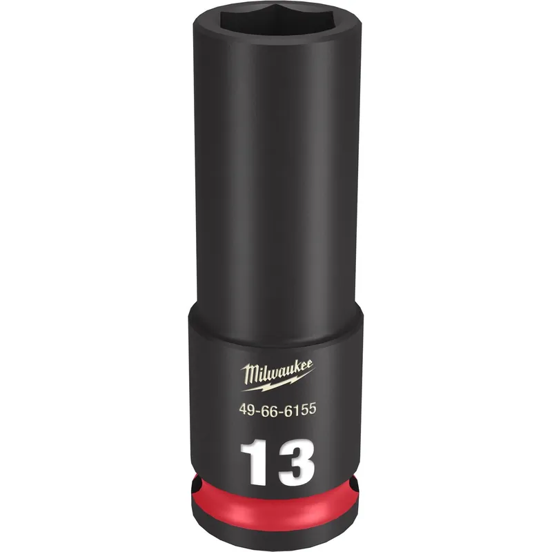 Shockwave 13 Mm X 3/8 In. Drive Metric/sae 6 Point Deep Impact Socket
