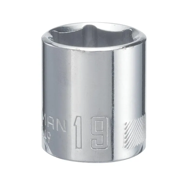 Craftsman 19 Mm 3/8 In Drive Metric Sae 6 Point Shallow Socket