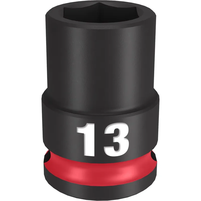 13 Mm X 3/8 In. Drive Metric 6 Point Standard Impact Socket