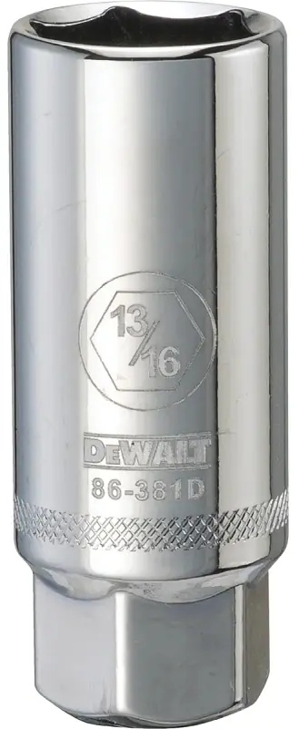Spark Plug Socket, 6-Point, 13/16 In., 3/8 In. Drive