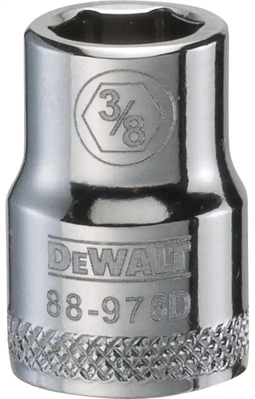SAE Socket, Shallow, 6-Point, 3/8 In., 3/8 In. Drive