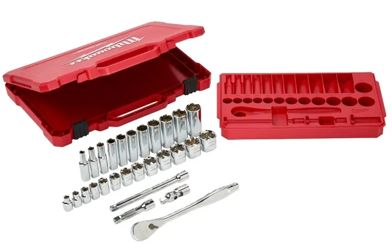 3/8 In. Drive 28-piece 6-point Ratchet & Socket Set