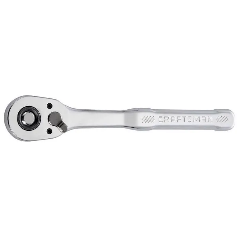 Craftsman 3/8" Low‑Profile SAE Ratchet – 72‑Tooth Quick‑Release Tool