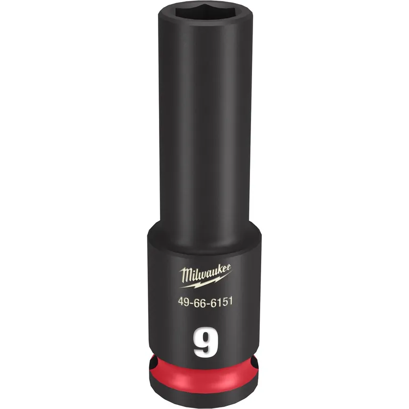 Shockwave 9 Mm X 3/8 In. Drive Metric/sae 6 Point Deep Impact Socket