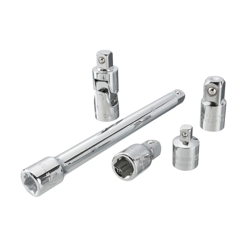 5-piece 3/8 Inch Drive Socket Accessory Set For Enhanced Flexibility
