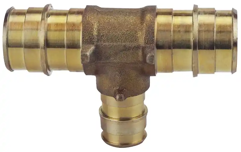 Apollo PEX-A 3/4 In. Expansion PEX In To X 3/4 In. D Barb Brass Reducing Tee