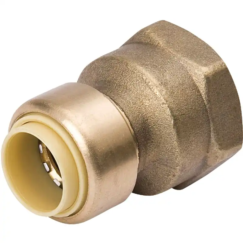 1/2 In. X 3/4 In. Fpt Brass Push Fit Adapter - Model 6630-234