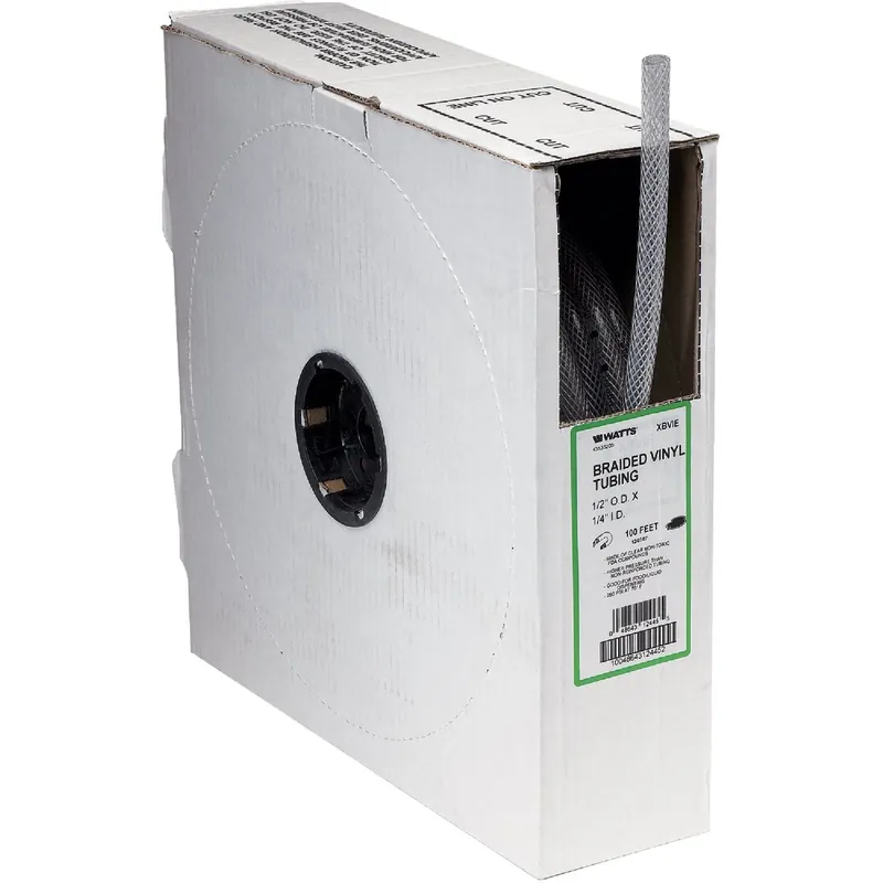 Xbvli 3/4" X 1/2" X 100‘ Reinforced Vinyl Tubing Coil
