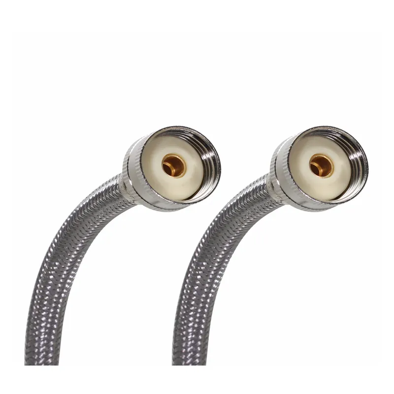 3/4 X 3/4 In. Braided Stainless Steel Washing Machine Hose - 60 In. Length